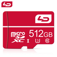 LD 512GB Flash SD Memory Card 1TB 512GB 256GB Micro TF SD Card 128GB V30 High Speed Mini SD Card For Nintendo Switch Games