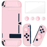 3 in 1 Protective Cover Case for Nintendo Switch and Joy-Con Controller with Screen Protector and Thumb Grips Dropshipping