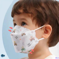 Khẩu Trang Y Tế 4 Lớp Kháng Khuẩn Trẻ Em KF94 - Khẩu Trang 3D Cho Bé - LANA QUEEN