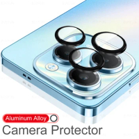 Aluminum Alloy Camera Ring For Infinix Hot 40 Pro 4G 40pro 40i Case Hot40 Hot40pro Metal Tempered Glass Lens Protective Cover