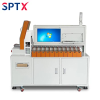 11 Channels Lithium Automatic Cylindrical Battery Sorter With Barcode scanner for 18650 21700 26650 32650