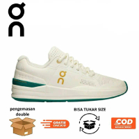 Sepatu Tenis On Cloud The Roger Pro X Beams Original Ivory Evergreen