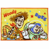 小禮堂 迪士尼 玩具總動員 單人毛毯披肩《棕黃.半身》70x100cm.薄毯.單人毯