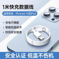 帕米詩適用iPhone17充電線15proma-【1米USB口】蘋果6-14充電線【1條裝】品質優選 均碼-款式11