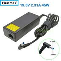 AC Power Adapter 19.5V 2.31A 45W Laptop Charger for HP 240 245 246 250 255 256 G7 G8 340 340S 348 470 G7 G8 G9 PA-1450-32
