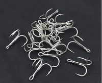 Treble hook ST41 3x strong isi 10biji / Treble hook jig minnow spoon #4 isi 10biji