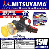 Senter Kepala / Headlamp Senter Camping Hiking MS-222 Mitsuyama