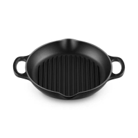 【Le Creuset】典藏雙耳深圓鐵烤盤25cm(沉靜黑)