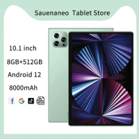 [Sauenaneo] 2024 New Android Tablet 8GB RAM 512GB ROM Octa Core Dual Camera PC Tablet 8000mAh Android 12.0