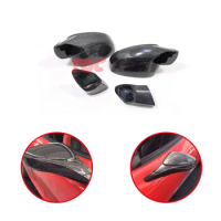 For Ferrari 458 488 Car Parts Trim Carbon Fiber Rearview Shell Quality Mirror Cover Rearview Mirror Coverside Mirror Cover