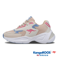 【KangaROOS】女鞋 LOFTY 大人感奶霜鞋 增高厚底 舒適輕盈(奶茶粉-KW41251)