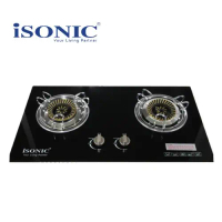 Isonic Glass Gas Hob (2H) IGB-002