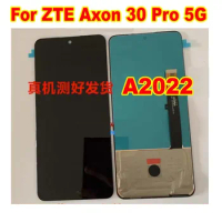 Best AMOLED LCD Display Touch Panel Screen Digitizer Assembly Glass Sensor For ZTE Axon 30 Pro 5G A2022 Phone Pantalla