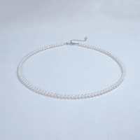 Kalung Mutiara Air Tawar, Runyin Tanpa Kedap, Perak S925, Alamiah, Mudah dan Elegan, Panjang 405cmA3