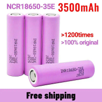 100 Original 2023New Bestselling 18650 3500Mah 25A pelepasan INR18650 35E 1-100PCS 3.7V li-ion Oplaa