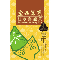即期品【金品茗茶】喜慶台灣紅水烏龍茶包20包x1盒(4g x 20包)
