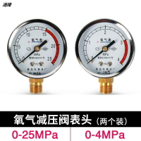 氧氣乙炔二氧化碳 配件氬氣氮氣壓力表頭減壓器 減壓閥丙烷0-2.5