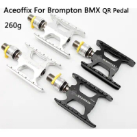 Aceoffix for Brompton Bike Ultralight Pedal Quick Release Adaptors for Brompton MKS ezy pedals for MTB Road Bike Universal