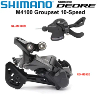 SHIMANO DEORE 10 speed Groupset M4100 Shifter SL-M4100-R RD-M5120 RD-M4120 Rear Derailleur RD-M5120-SGS Original parts