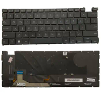For Asus ZenBook 14 oled q409za q409 With Backlit Black English US keyboard