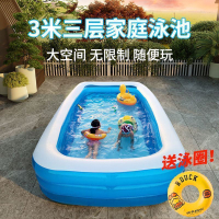 嬰兒童充氣游泳池成人超大家用折疊小孩游泳桶寶寶泳池戶外游泳缸