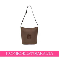 eM LB Basic Suede Bucket Bag - NY Brown