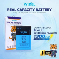 WIXEL Baterai BL-4UL Compatible For Asha 225 230 New 3310 Reborn 2017 RM-1012 TA-1008 TA-1030 Double
