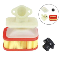 Chainsaw Paper Air Filter Kit For 5200 5800 52CC 58CC Chainsaw Parts Fuel Filter Garden Power Tool Accessories