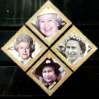 Prangko Gibraltar Queen Elizabeth Diamond Jubilee Mint Set Komplit