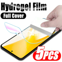5PCS Hydrogel Safety Film For Xiaomi 12 Lite 12x Mi 11 Lite 5G NE 11T Pro Soft Protective Gel Film For Xiaomi12Lite Not Glass