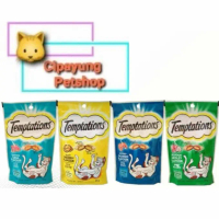 SNACK KUCING TEMPTATION 85GR - CEMILAN KUCING KERING FRESHPACK - dairy medley