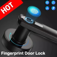 Smart Door Lock Electronic Fingerprint Password Digital Door Lock Comforhome Wireless Anti-theft Fingerprint Electric Biometric