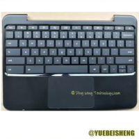 YUEBEISHENG New/Org For SAMSUNG Chromebook Xe500c21 palmest US keyboard upper cover Touchpad BA75-03065A