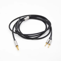 Black Nylon OCC Audio Cable For Hifiman Edition X V2 SUSVARA Arya Handel XF-200 HE400S HE-400I HE560 HE-350 HE1000 HEADPHONES