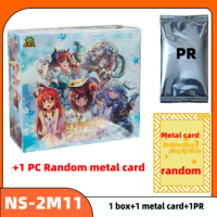 Goddess Story 2m11 Collection PR Card +Metal Card Anime Games Swimsuit Bikini Feast Booster Box Doujin Toys And Hobbies Gift