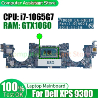 For Dell XPS 9300 Laptop Mainboard LA-H811P 0Y4GNJ i7-1065G7 RAM 16G Notebook Motherboard