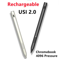 Chromebook Pen USI2.0 Stylus Pencil Rechargeable With Palm Rejection 4096 Pressure Sensitive for HP ASUS Lenovo Tablet