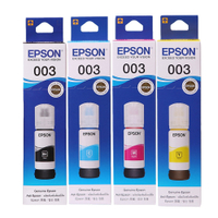 EPSON T00V ( 003 ) 原廠盒裝 四色墨水 單瓶入 T00V100/200/300/400 L1110 L3110 L5290 L3550