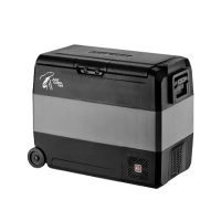 【Juz cool 艾比酷】行動冰箱 保固2年 雙槽雙溫控 LG壓縮機 車用冰箱LG-D60 黑(行動冰箱)