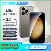 SOYES XS15 XS20 Pro Series Mini Android8.1 Smart Phone 3.0 Inches2GB RAM 16GB ROM Dual SIM Standby Play Store 3G Little Phone