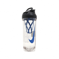 Nike 水壺 TR Recharge 2.0 Shaker Bottle 藍 黑 搖搖杯 翻蓋式 運動水壺 N101072491-324
