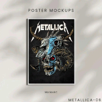 Kayu MorievArt Hiasan Dinding Poster Pajangan Wall Art Wall Decor Aesthetic Premium Tema Band Metall