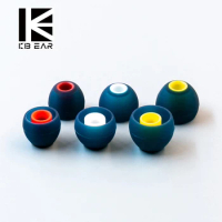 KBEAR 08 Silicone Upgraded Earphone Eartips 1 pair(2 pcs) Noise Isolating With S M M- L Size For KBEAR TRI KZ Headphone Earbuds