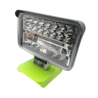 Car LED Work Lights Flashlights Electric Torch Spotlight For Dewalt Dewalt DCB200 Li-Ion Battery