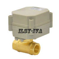 G3/8" electric ball valve,DN10 seven wires control with 2way brass Electrical Valve