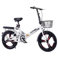New Folding Bicycle Ultra Light Portable Men's and Women's Adult Work Walker Student Pedal bike 20 22 Inch