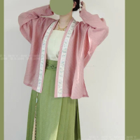 Daily Wearable Commuter Song Dynasty Hanfu Ma Mian Skirt Aircraft Sleeves Female Summer Han Elements