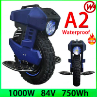 2023 NEW Begode A2 Electric Unicycle Gotway 84V 750Wh 1000W Begode A2 Electric Unicycle EUC Head Light 5000 Lumen 15inch Tyre