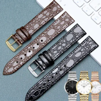 13mm 18mm 20mm Replacement Watchbands For Longines L2 L4 Genuine Leather Strap Watch Bands for Man Women Bracelet Clasp
