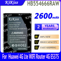 KiKiss for Huawei HB554666RAW 2600mAh Battery for HUAWEI 4G Lte WIFI Router E5372 E5373 E5375 EC5377 E5330 Batteries
